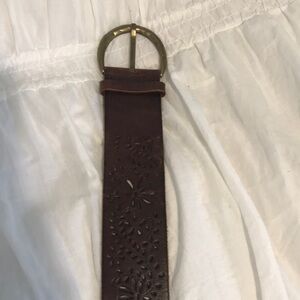Abercrombie vintage 100% genuine leather belt